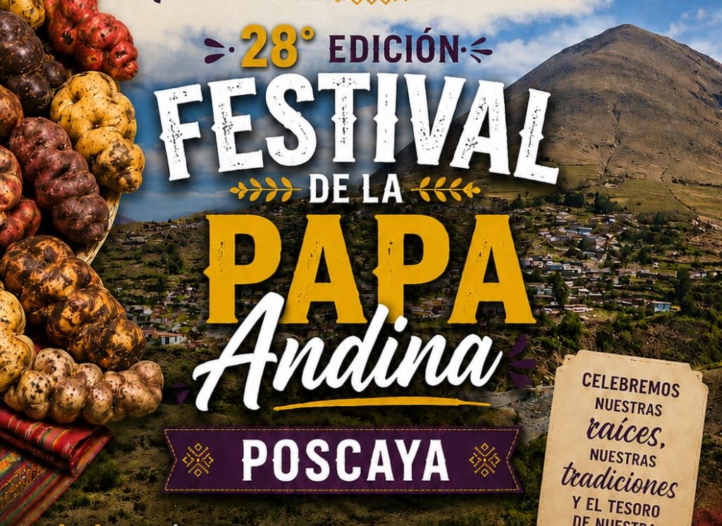Poscaya celebrará la 28° edición del Festival de la Papa Andina