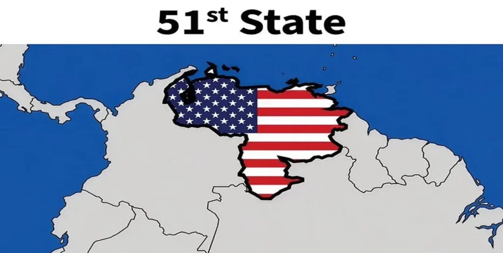 Sorpresivo posteo de Donald Trump: publicó un mapa con Venezuela pintada con la bandera de EEUU