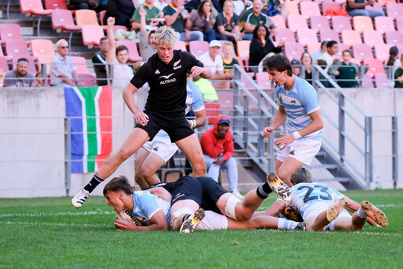 Los Pumitas hicieron historia y vencieron a Nueva Zelanda en el Rugby Championship M20
