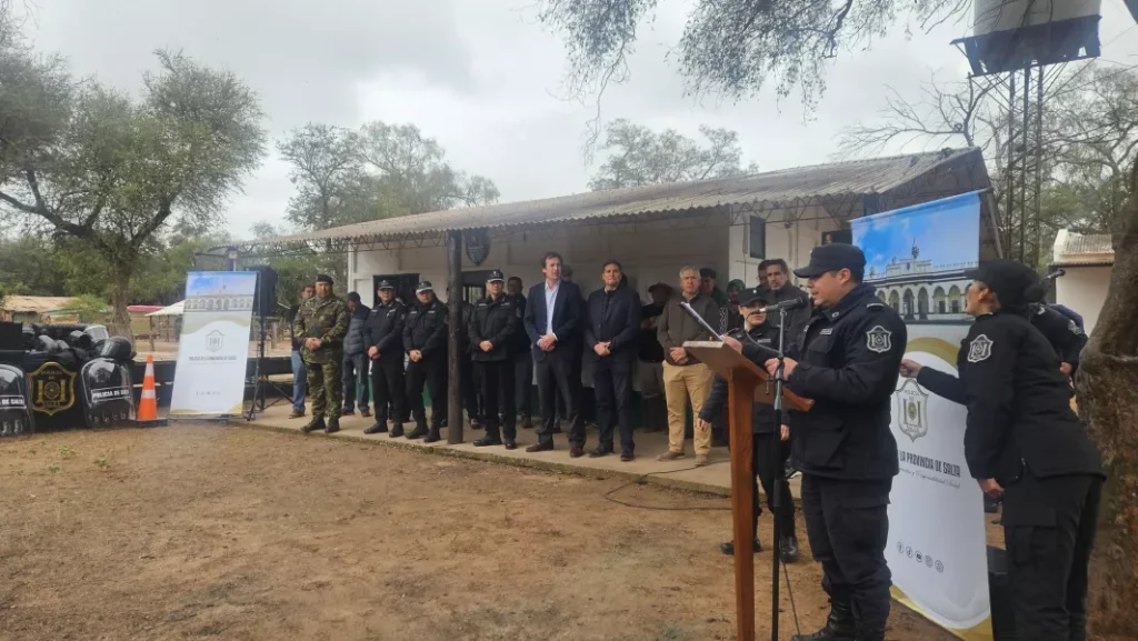 Inauguraron un puesto de la Policía Rural en paraje La Bomba