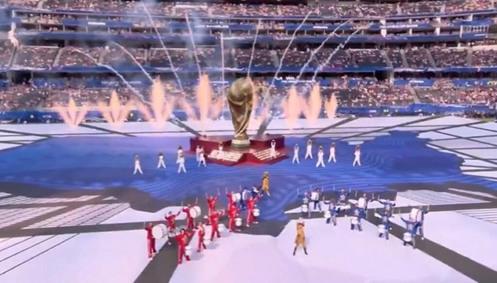 La tercera inauguración del Mundial marcó un hito pop estadounidense en Los Ángeles