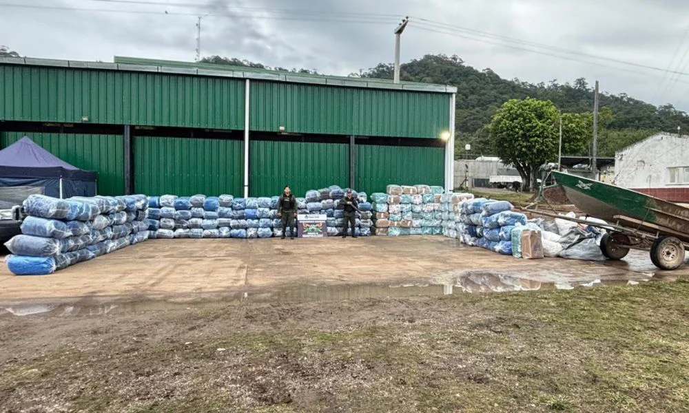 Detectan millonario contrabando de cigarrillos y hojas de coca en la frontera con Bolivia