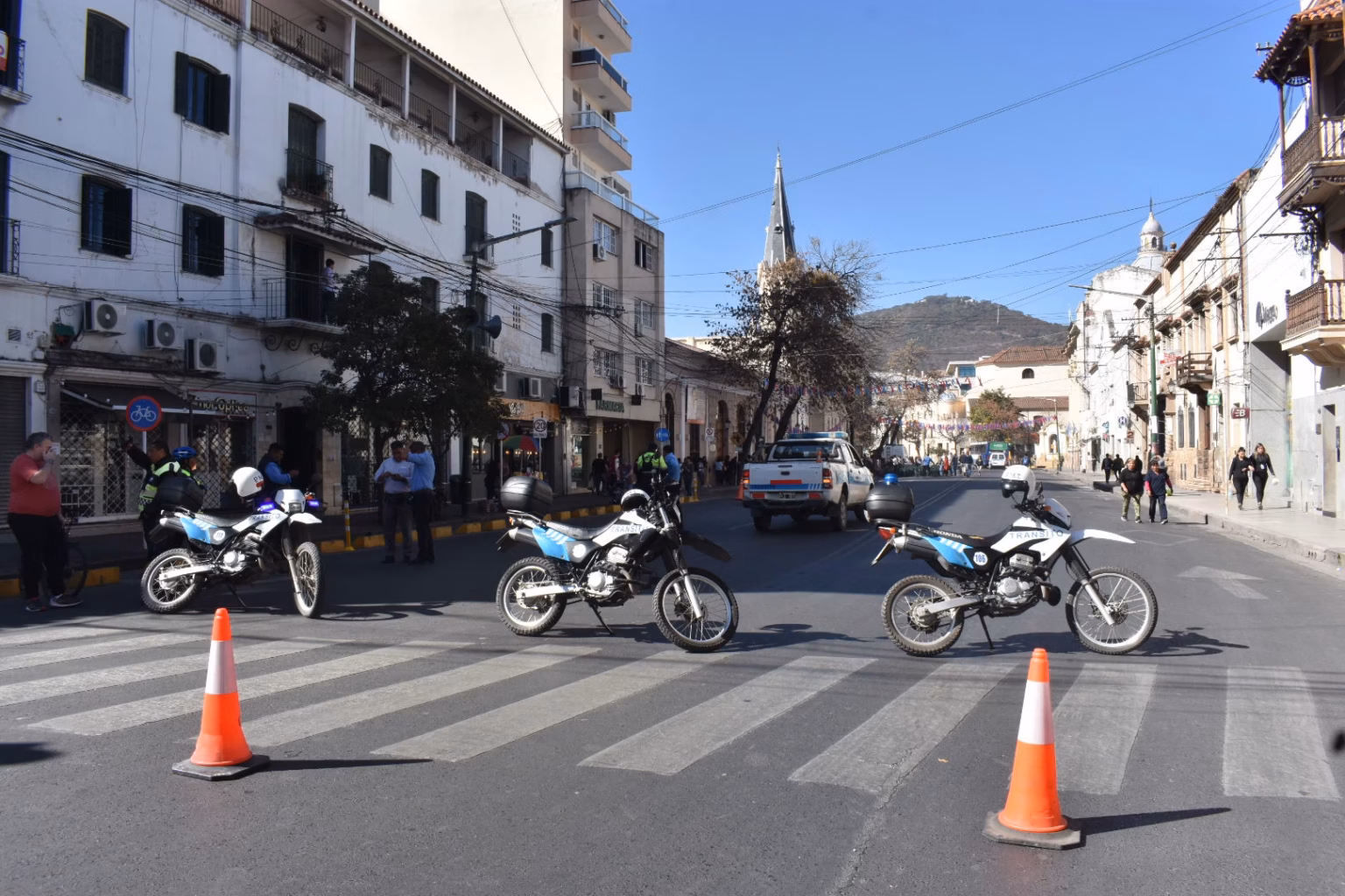 Operativo especial de tránsito por la marcha «Ni Una Menos»
