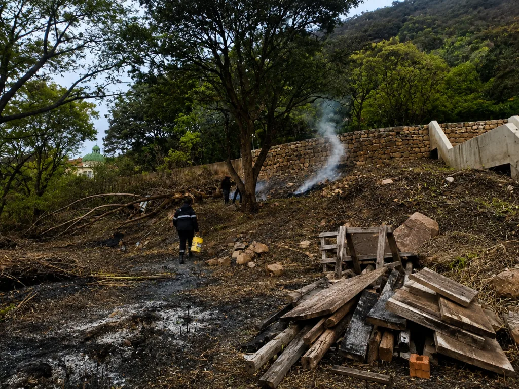 Quema ilegal en Tres Cerritos: sancionaron a vecinos tras un incendio que puso en riesgo viviendas