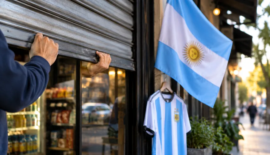 Por el partido de Argentina, cada comercio deberá adaptar su horario de cierre este martes