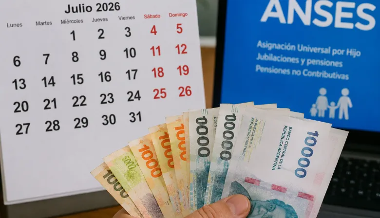 Cuándo cobro ANSES: pagos a jubilados, AUH, Pensiones No Contributivas del lunes 13 de julio de 2026