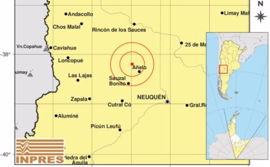 Fuerte sismo en Neuquén: también se registraron movimientos en Catamarca y San Juan