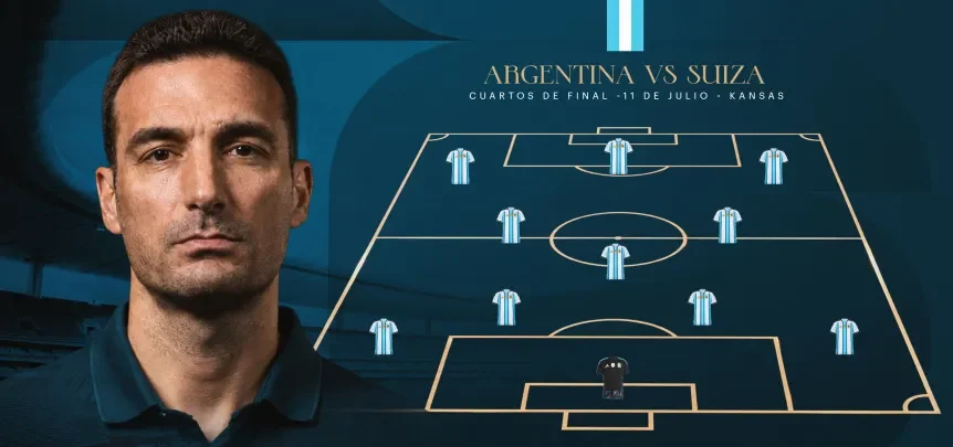 La posible formación de la Selección argentina para enfrentar a Suiza