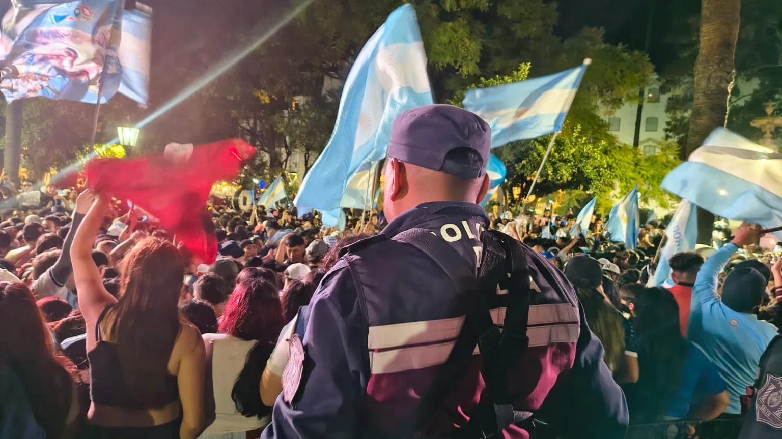 Festejos por la victoria de la Selección Argentina: tres detenidos, disturbios y heridos leves en Salta