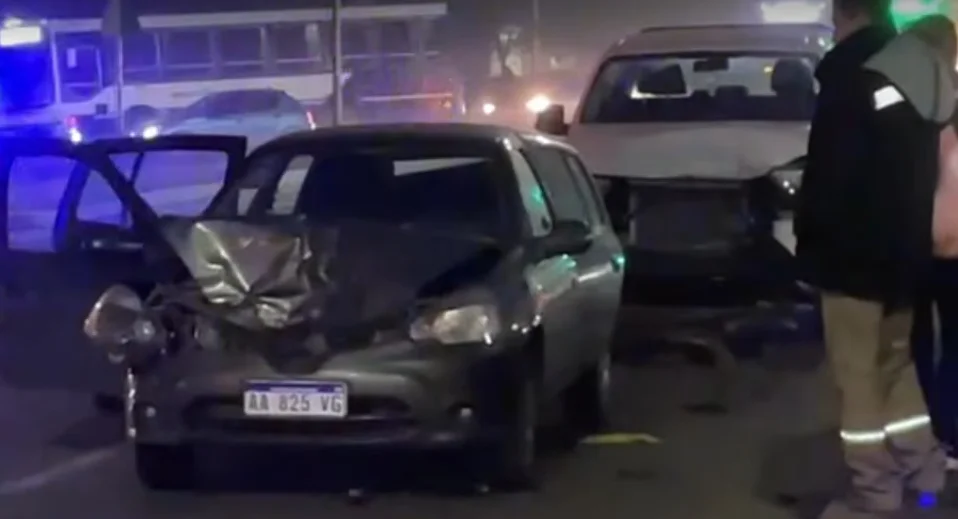 Choque en cadena en avenida Paraguay: Una mujer fue asistida