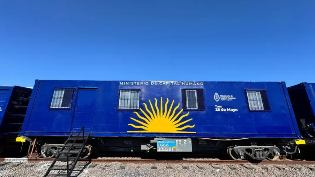 El tren sociosanitario “25 de Mayo” llega a Salta con servicios gratuitos