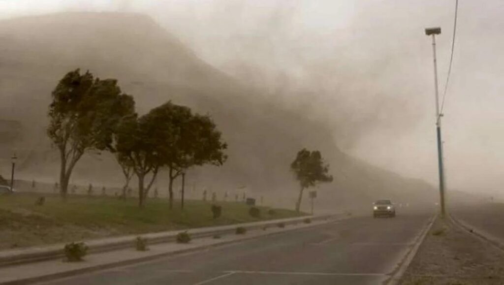 El viento se intensifica en la frontera con Chile: alcanza los 117 km/h y siguen las restricciones