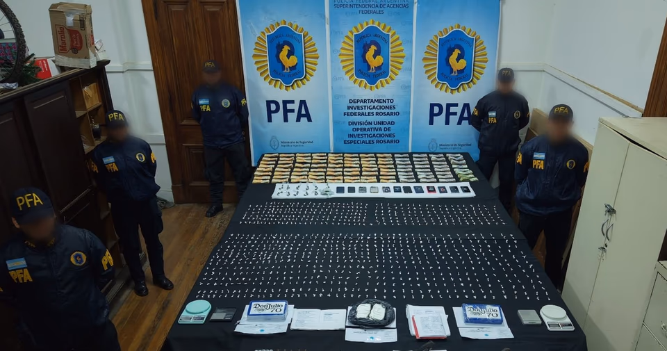 Golpe al narcotráfico: desarticularon una banda en Rosario