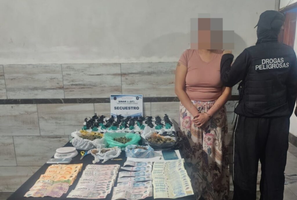 Detuvieron a una mujer y secuestraron más de 3800 dosis de drogas en Tartagal