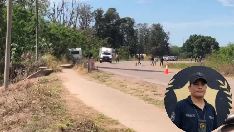Murió un sargento de la Policía tras un siniestro vial en el acceso a Colonia Santa Rosa