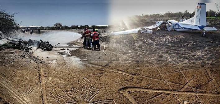 Avión turístico cayó en Nasca, Perú y dejó seis víctimas fatales
