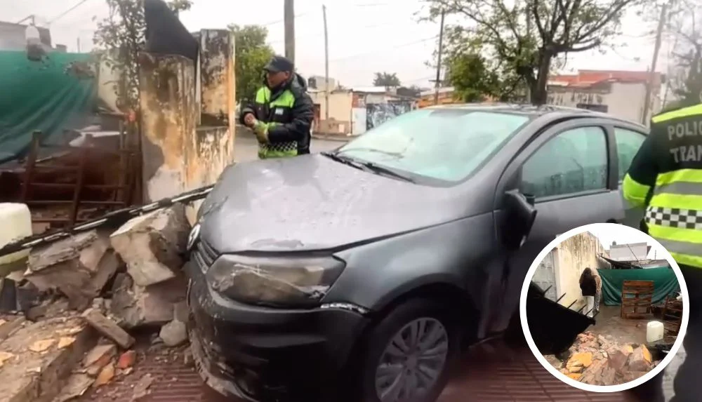 Manejaba con 1,92 de alcohol, llevaba un pasajero y terminó en un fuerte choque