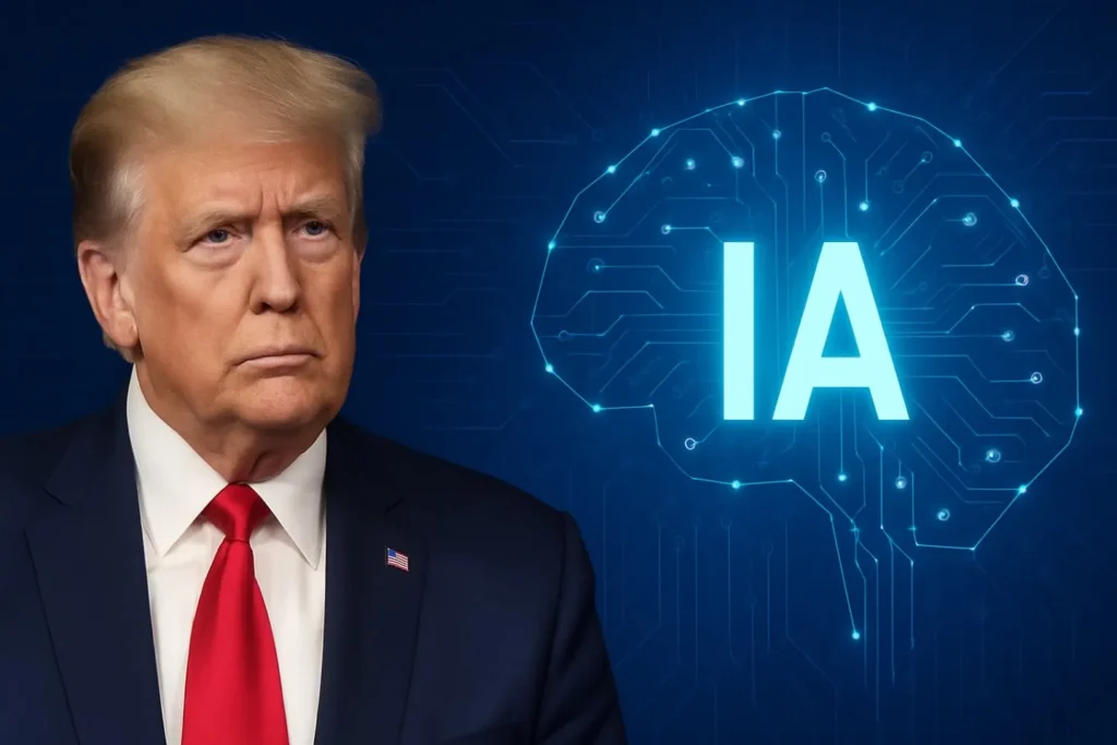 Trump señala que planea crear una Fuerza IA y nombrar a un «Zar» de IA