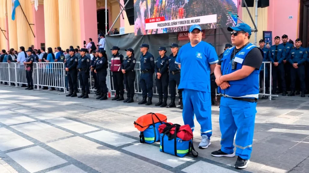 Más de 250 personas trabajan en la cobertura sanitaria por la Fiesta del Milagro