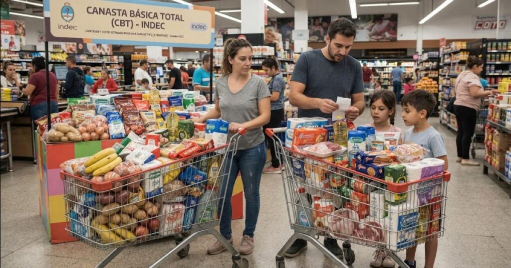 Una familia de cuatro integrantes necesitó $1.605.497 en agosto para no ser pobre, según el INDEC