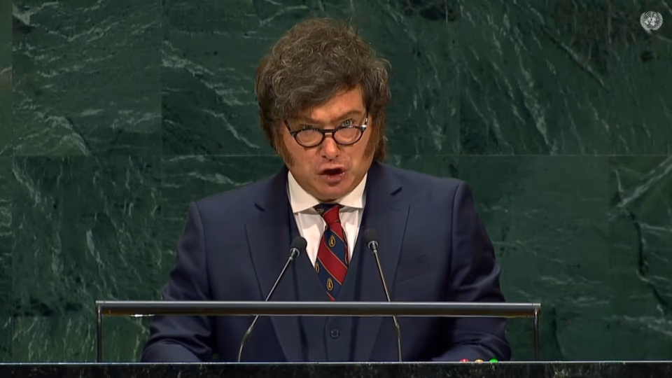 En la Asamblea General, Milei dijo que la ONU es una casta de “parásitos” que ignoró la causa Malvinas