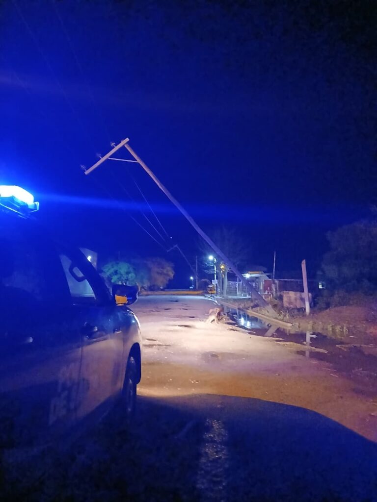 Operativo policial en toda la provincia tras el temporal: asistencia y prevención