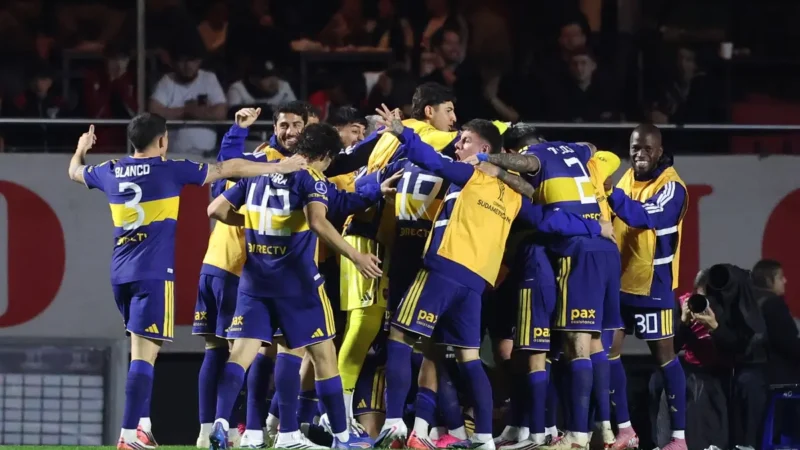 Boca empató con San Pablo en Brasil y se metió en semifinales de la Sudamericana