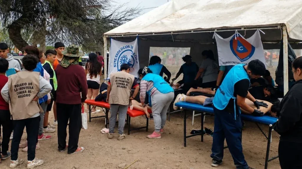 Milagro 2026: cuatro puestos recibirán peregrinos con agua, enfermería, masajes y baños