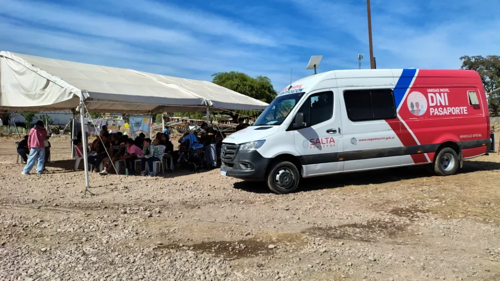 Hasta el jueves, el móvil del Registro Civil visitará barrios de Rosario de la Frontera