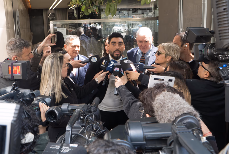 Facundo Moyano se presentó en la audiencia y levantaron la perimetral