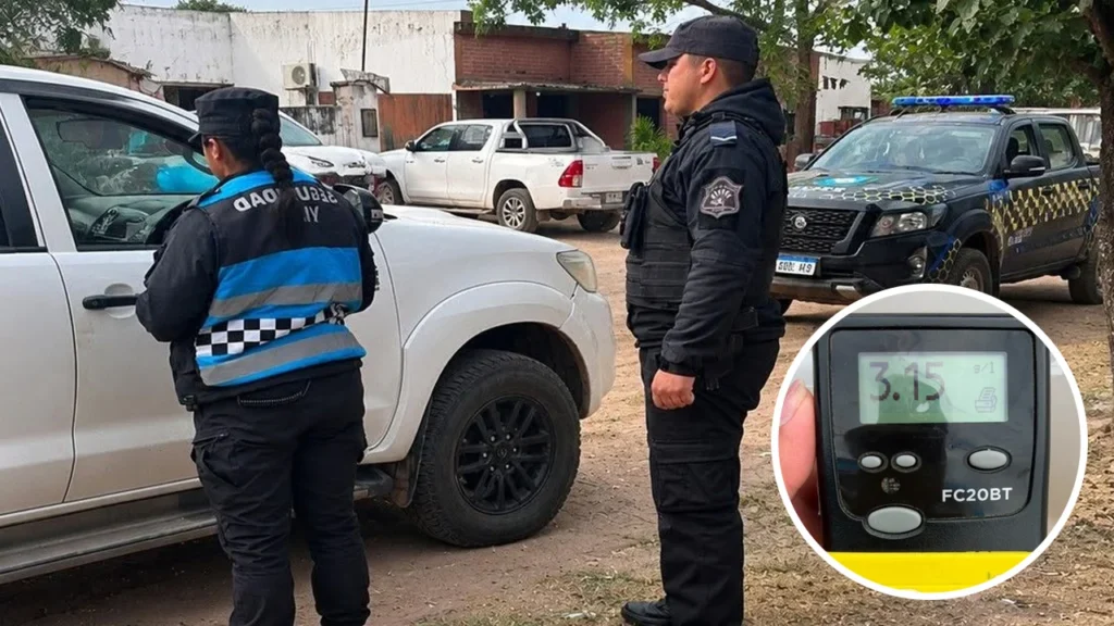 Manejaba una camioneta a alta velocidad y tenía 3,15 gramos de alcohol en sangre