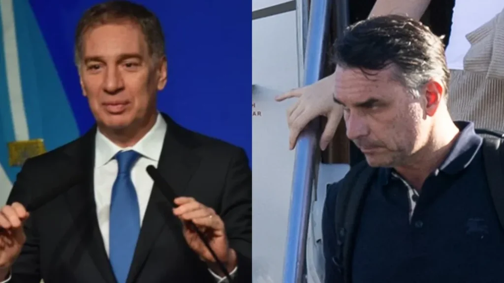 Santilli defendió la salida de Flávio Bolsonaro de Argentina: “No tenía impedimentos de Interpol”